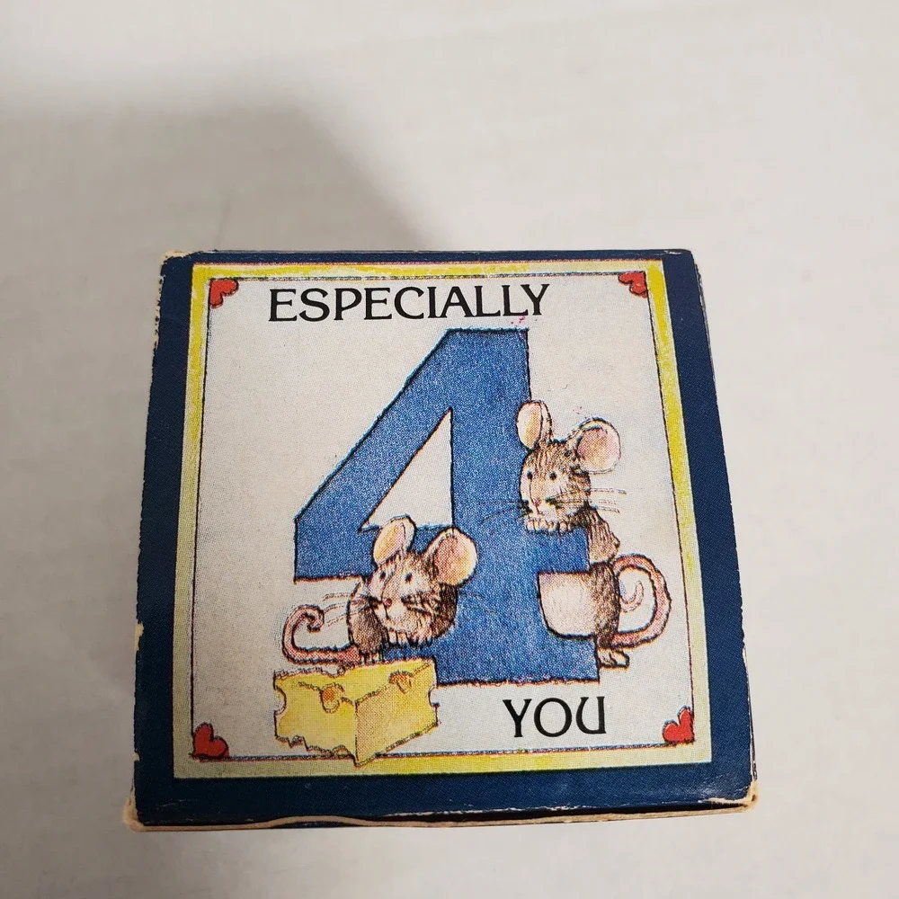 Vintage 1987 United‎ Design Itty Bitty World Critters Unicorn Figurine w/ Box